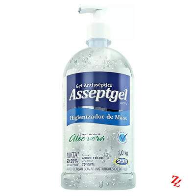 Álcool em Gel Antisséptico 1kg Asseptgel  Atacado Zona Leste